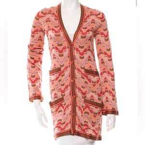 Marc Jacobs
Patterned Silk Cardigan
Size: XS womens size